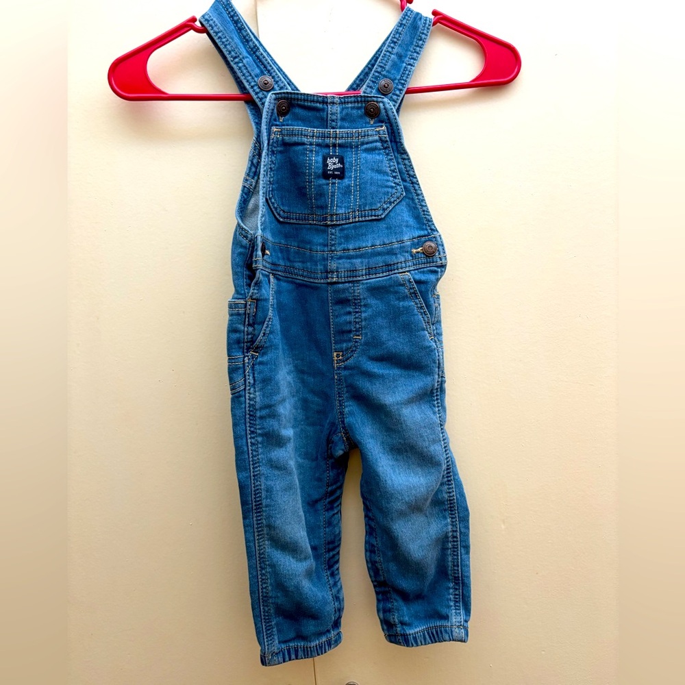 OshKosh Bgosh Baby Knit-Like Denim Overalls
